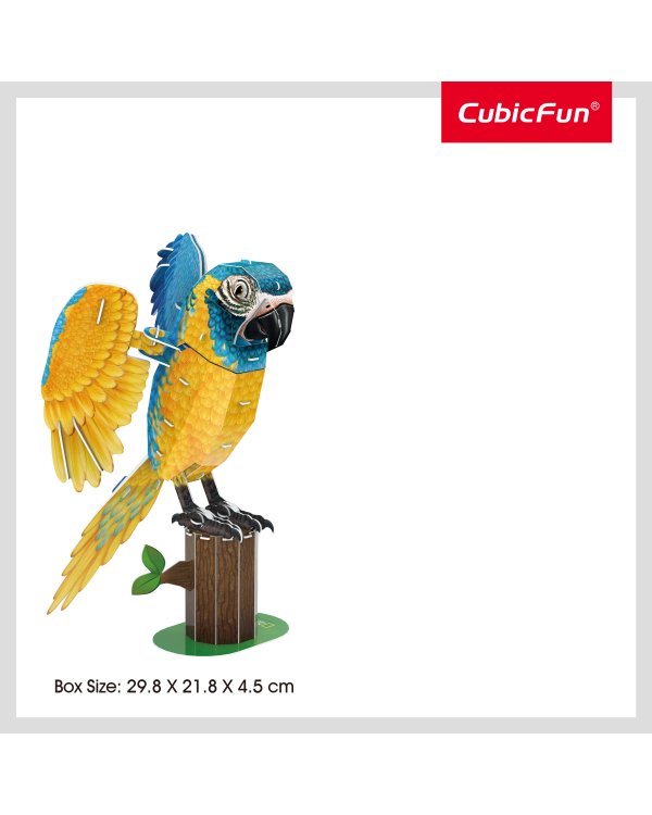 CUBICFUN NATIONAL GEOGRAPHIC 3D пазл «Синегорлый ара»
