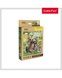 CUBICFUN NATIONAL GEOGRAPHIC 3D пазл «Трёхпалый ленивец»