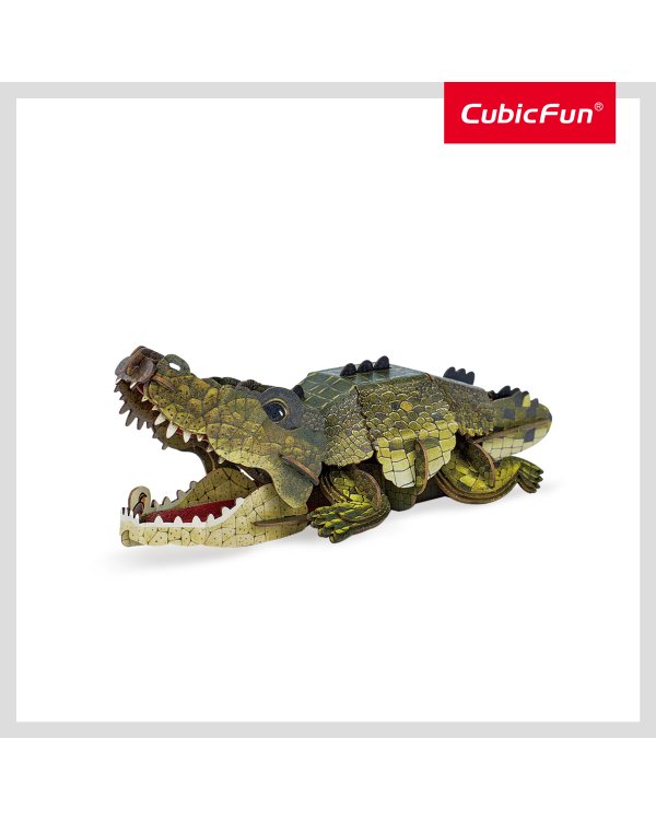 Дополнительное изображение книги «CUBICFUN NATIONAL GEOGRAPHIC 3D пазл «Крокодил»»