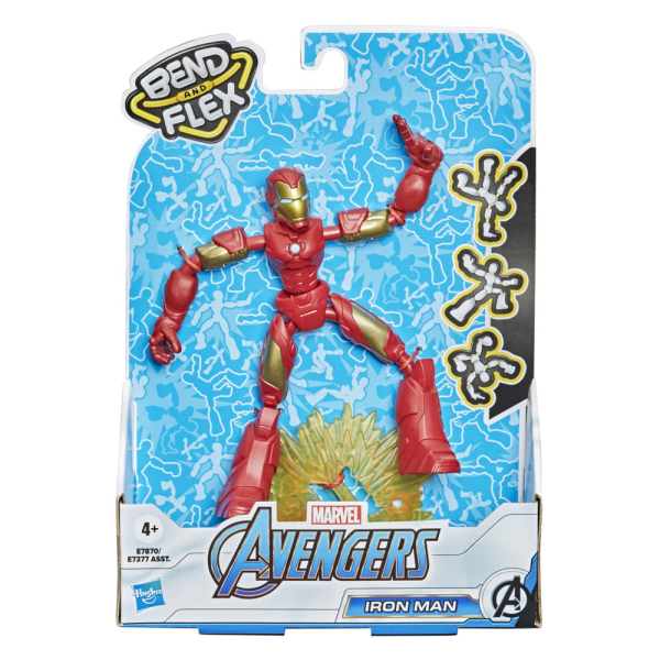 AVENGERS Фигурка Bend and Flex Железный Человек, 15 см