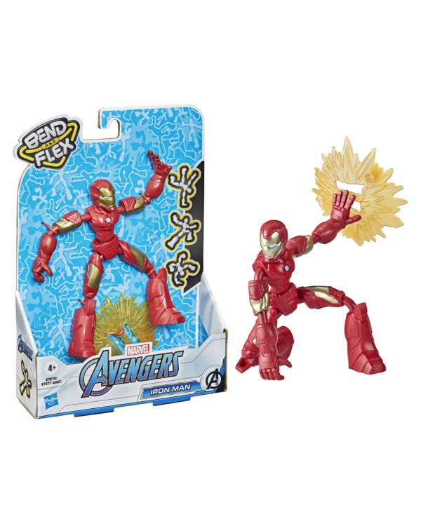 AVENGERS Фигурка Bend and Flex Железный Человек, 15 см