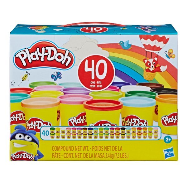PLAY-DOH Масса для лепки, 40 банок