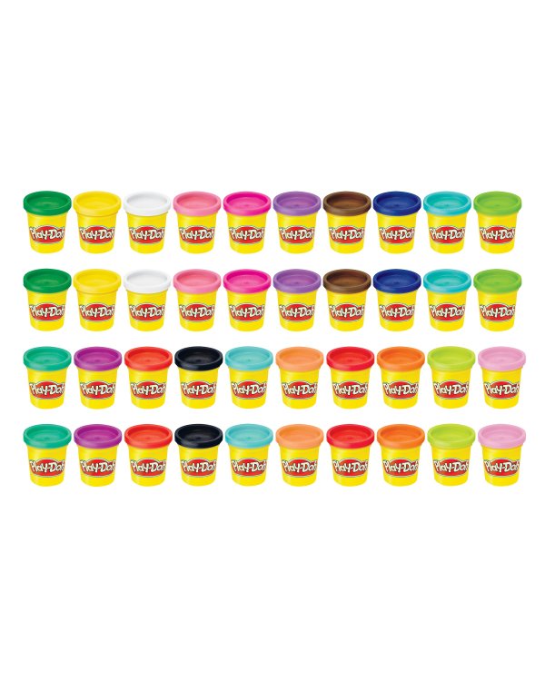 PLAY-DOH Масса для лепки, 40 банок