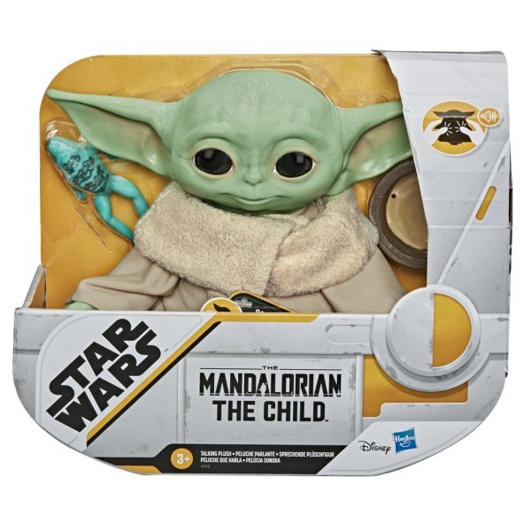 STAR WARS "Мандалорец" малыш Йода интерактивная мягкая игрушка, 19 см