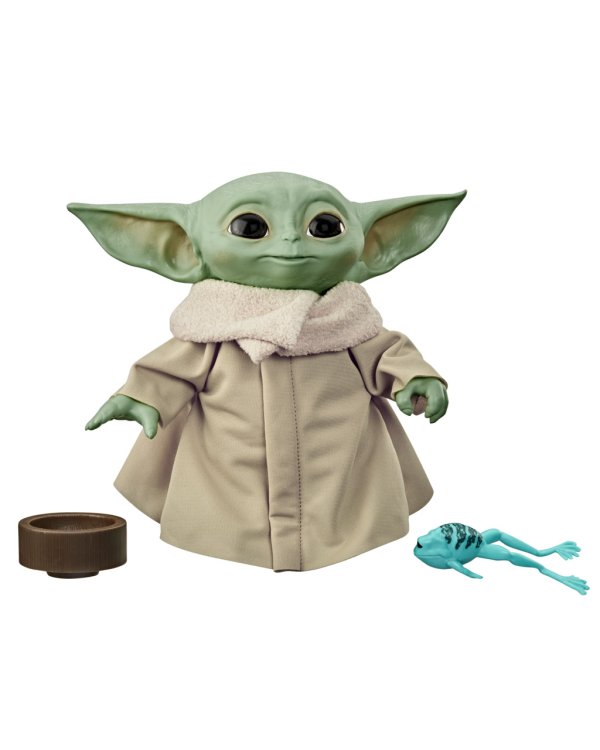 STAR WARS "Мандалорец" малыш Йода интерактивная мягкая игрушка, 19 см