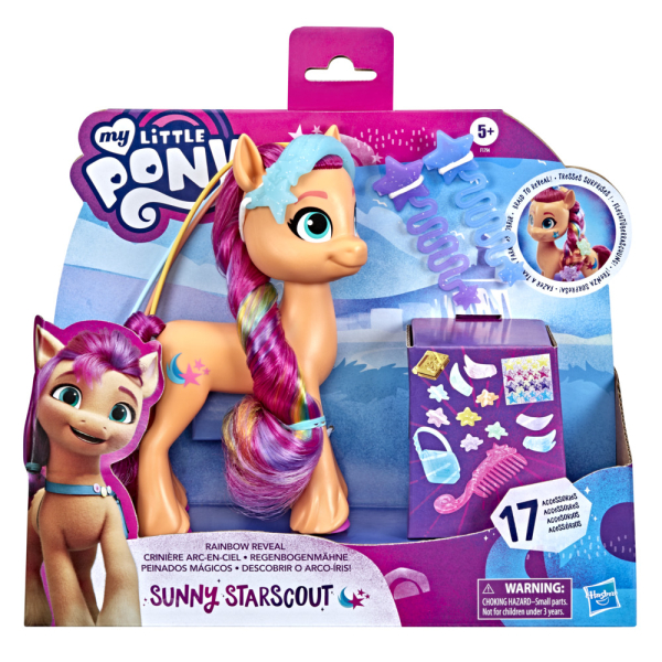 Обложка книги «MY LITTLE PONY Фигурка Санни с радужными волосами, 15 см»