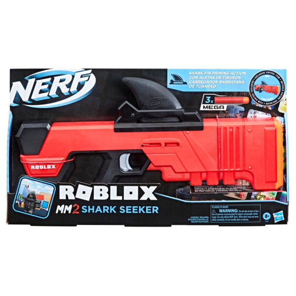 NERF Roblox Бластер MM2 Shark Seeker NERF Roblox Бластер MM2 Shark Seeker