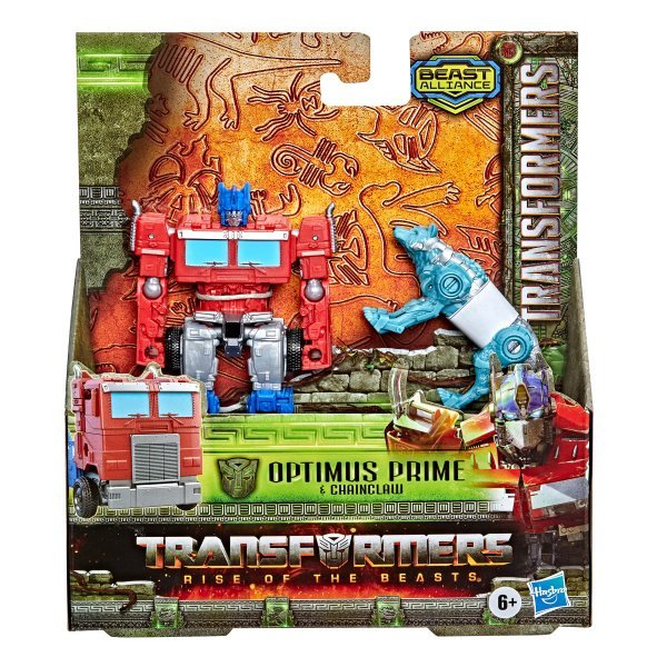 TRANSFORMERS Восхождение Звероботов Игровой набор Вепонайзер Optimus Prime 12,7 cm