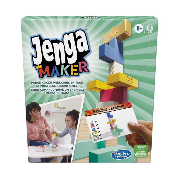 JENGA Конструктор настольная игра (на эстонском и латышском яз.)