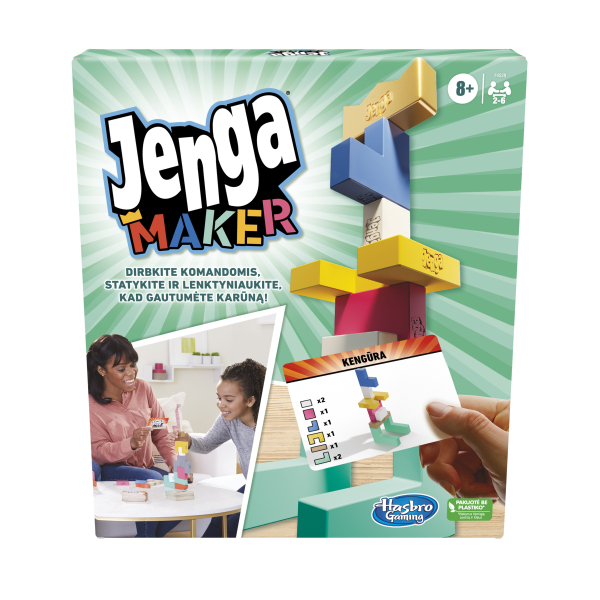 JENGA Конструктор настольная игра (на литовском яз.)