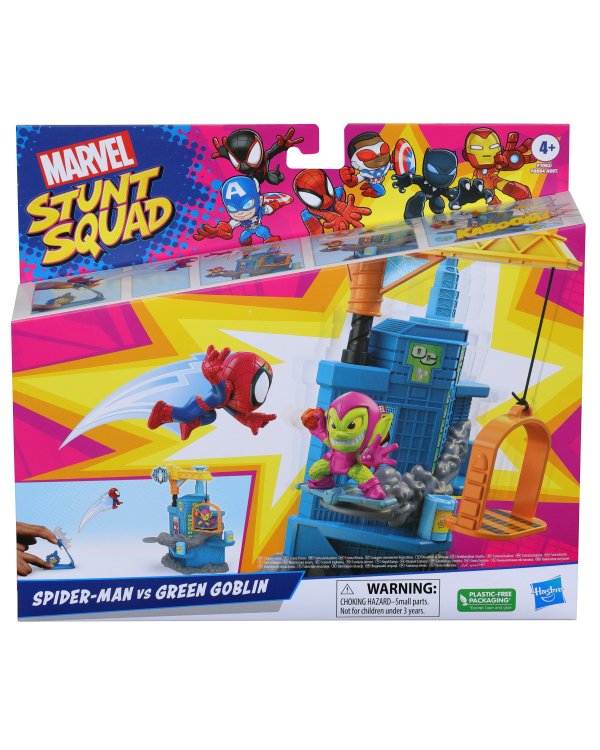MARVEL Stunt Squad Игровой набор Smashin Heroes