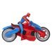 SPIDER-MAN игровой набор Герой и Мотоцикл, 10 см