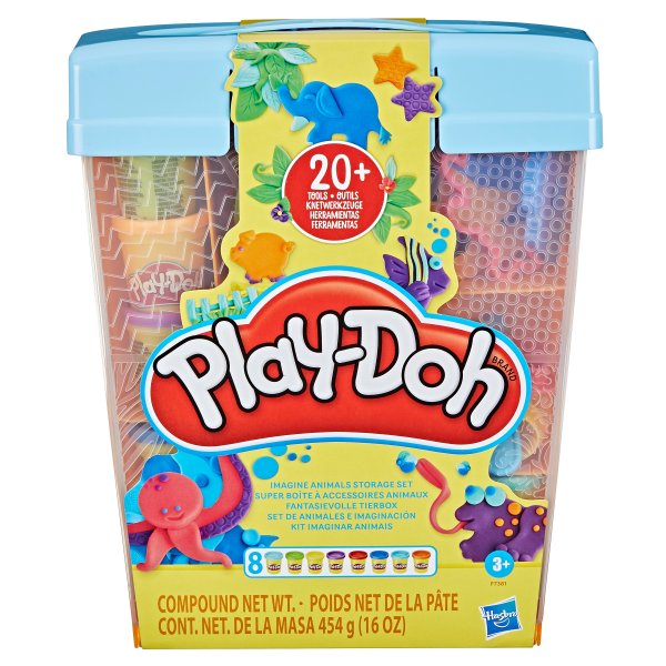 PLAY-DOH Игровой набор Мир животных с хранилищем