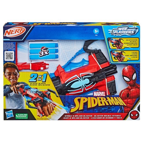 Обложка книги «SPIDER-MAN Перчатка-бластер Strike N Splash»