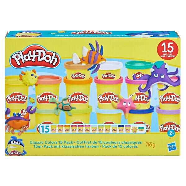 PLAY-DOH масса для лепки Classic Color 15шт
