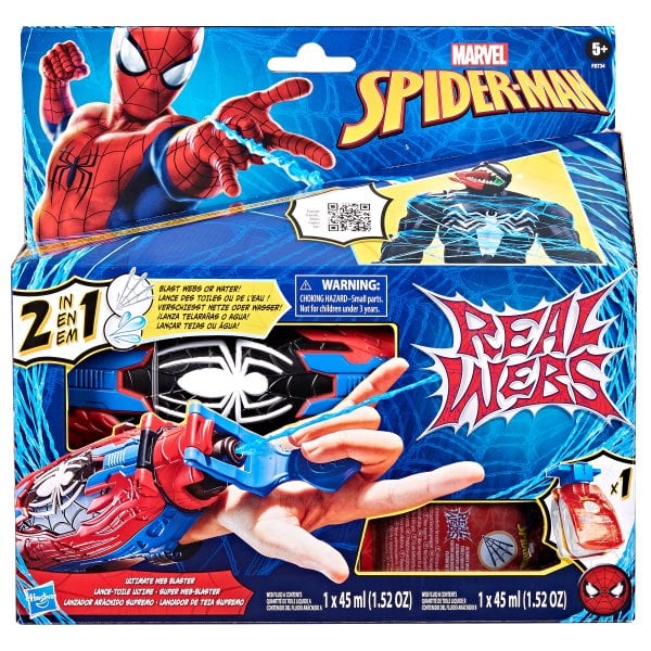 SPIDER-MAN Игровой набор Real webs ultimate web Бластер SPIDER-MAN Игровой набор Real webs ultimate web Бластер