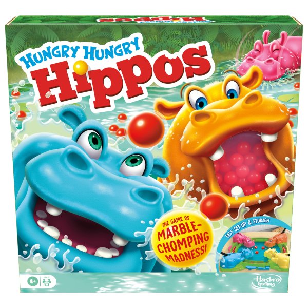 Обложка книги «Hungry Hungry Hippos Настольная игра»