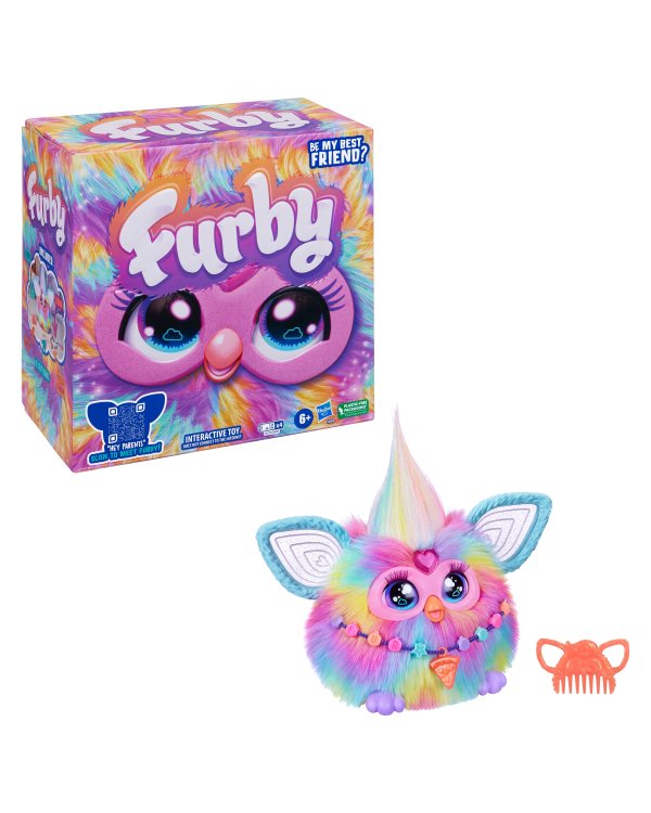 FURBY интерактивная игрушка радужный Furby