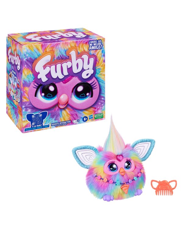 FURBY интерактивная игрушка радужный Furby