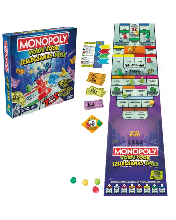 MONOPOLY настольная игра Knockout (на эстонском и латышском яз.)