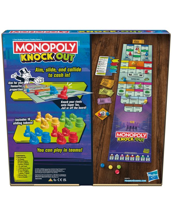Дополнительное изображение книги «MONOPOLY настольная игра Knockout ENG»