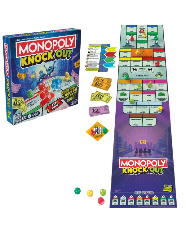 Дополнительное изображение книги «MONOPOLY настольная игра Knockout ENG»