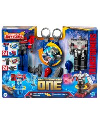 TRANSFORMERS MV8 игровой набор Сражающиеся роботы Оптимус Прайм и Мегатрон, 11,5 cm