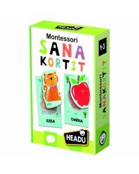 HEADU Монтессори детские развивающие карточки (на фин. языке)