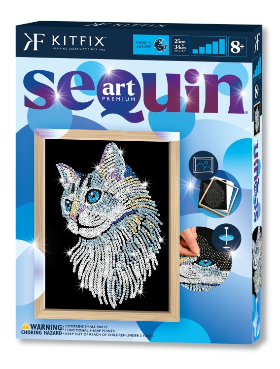 KITFIX Набор для рукоделия Белая кошка