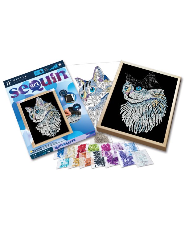 KITFIX Набор для рукоделия Белая кошка