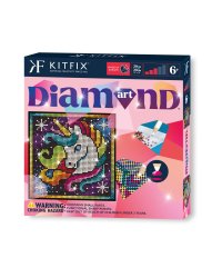 KITFIX Набор для рукоделия Алмазная мозайка Единорог
