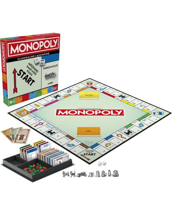 MONOPOLY Настольная игра Классическая Монополия (на эстонском яз.)