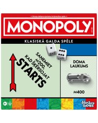 MONOPOLY Настольная игра Классическая Монополия (на латышском яз.)