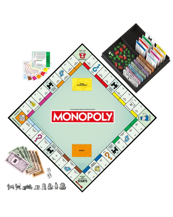 MONOPOLY Настольная игра Классическая Монополия (на латышском яз.)