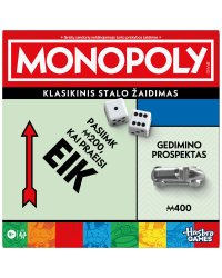 MONOPOLY Настольная игра Классическая Монополия (на литовском языке.)