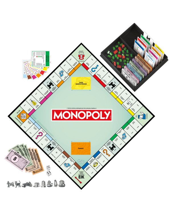 MONOPOLY Настольная игра Классическая Монополия (на литовском языке.)
