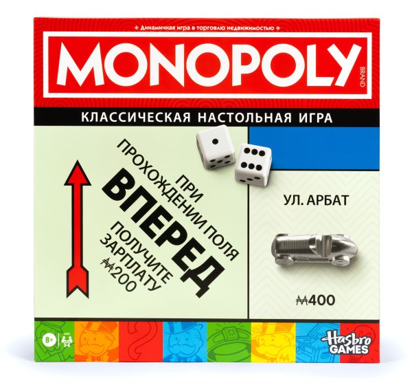 MONOPOLY Настольная игра Классическая Монополия (на русском яз.)