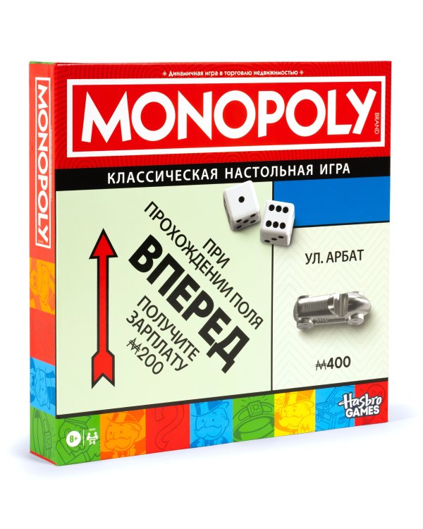 MONOPOLY Настольная игра Классическая Монополия (на русском яз.)