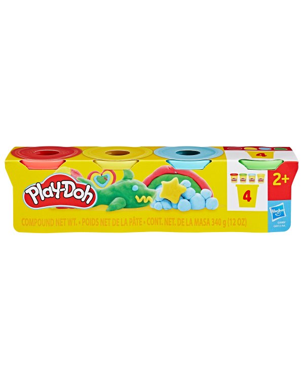 PLAY-DOH масса для лепки 4 шт