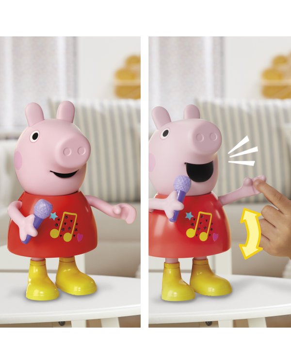 PEPPA PIG интерактивная игрушка Говорящая и Поющая Пеппа (на английском языке)