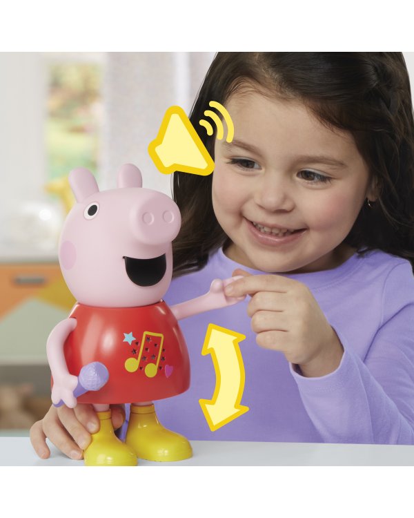 PEPPA PIG интерактивная игрушка Говорящая и Поющая Пеппа (на английском языке)