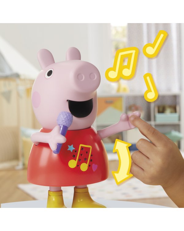 PEPPA PIG интерактивная игрушка Говорящая и Поющая Пеппа (на английском языке)