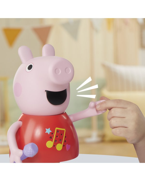 PEPPA PIG интерактивная игрушка Говорящая и Поющая Пеппа (на английском языке)