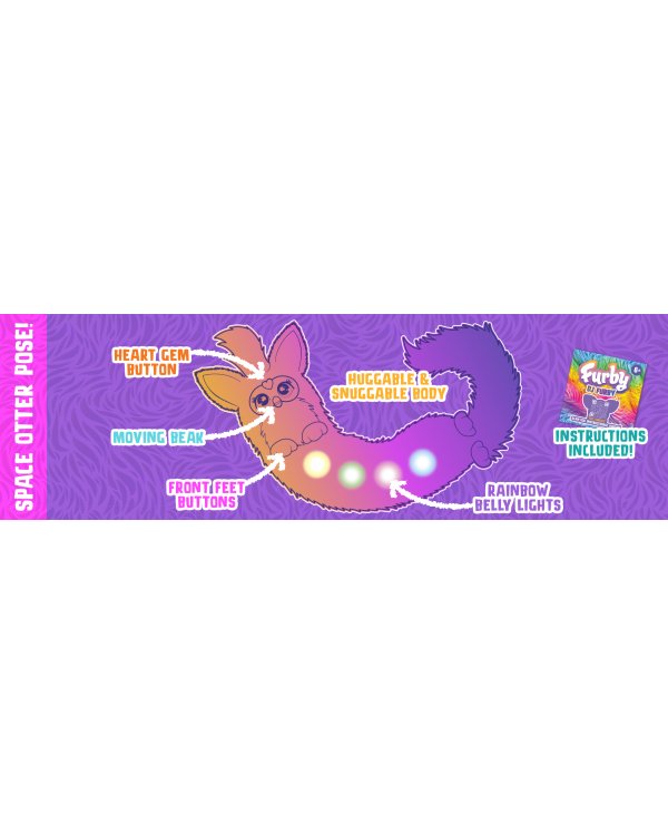 Дополнительное изображение книги «FURBY Интерактивная игрушка DJ Furby Радуга»