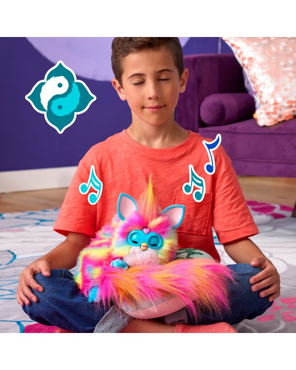 Дополнительное изображение книги «FURBY Интерактивная игрушка DJ Furby Радуга»