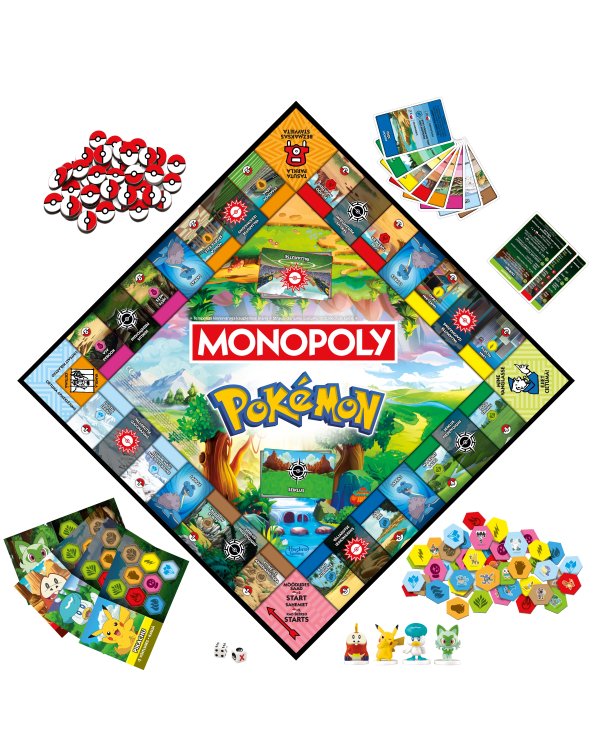 MONOPOLY Настольная игра Pokemon (на эстонском и латышском яз.)