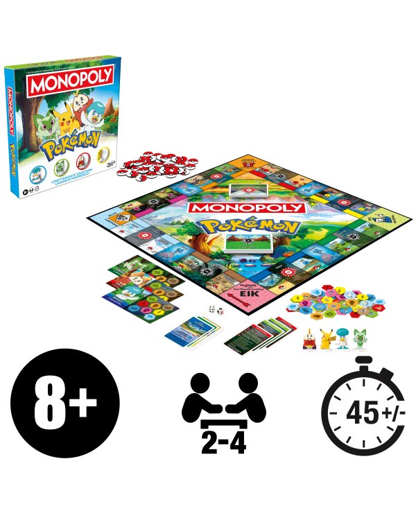 Дополнительное изображение книги «MONOPOLY Настольная игра Pokemon (на литовском языке.)»
