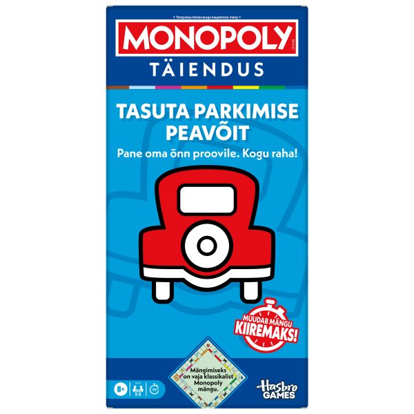 MONOPOLY Настольная Игра Tasuta Parkimise Peavõit (на эстонском яз.)