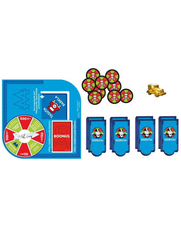MONOPOLY Настольная Игра Tasuta Parkimise Peavõit (на эстонском яз.)