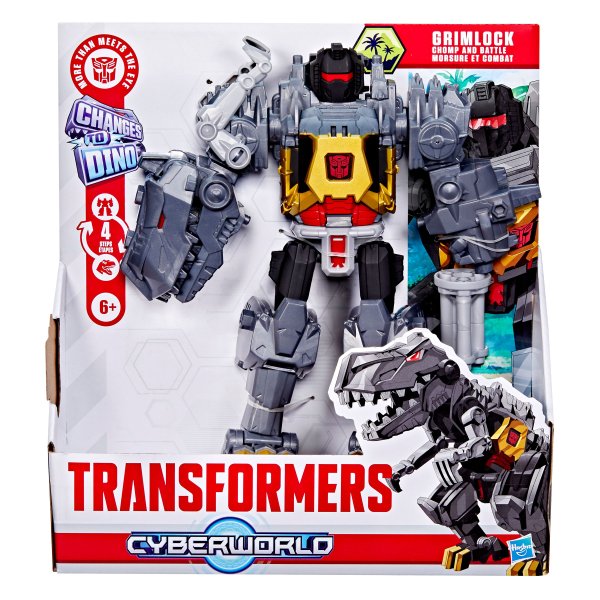 TRANSFORMERS Cyberworld Фигурка Гримлок — кусай и сражайся, 25 см
